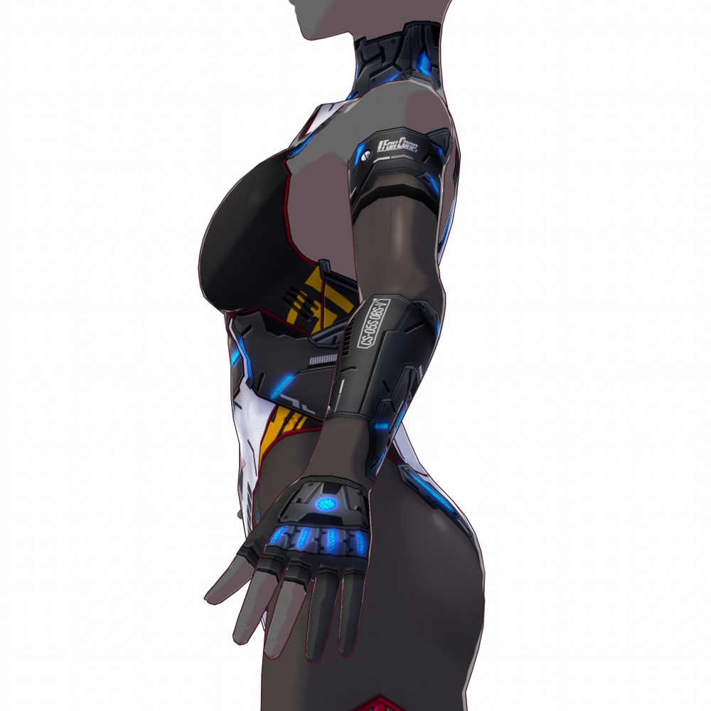 VRoid用 3色*4色展開 サイバースーツ "OBS-V" - Cyber Suits "OBS-V" 3*4Colors