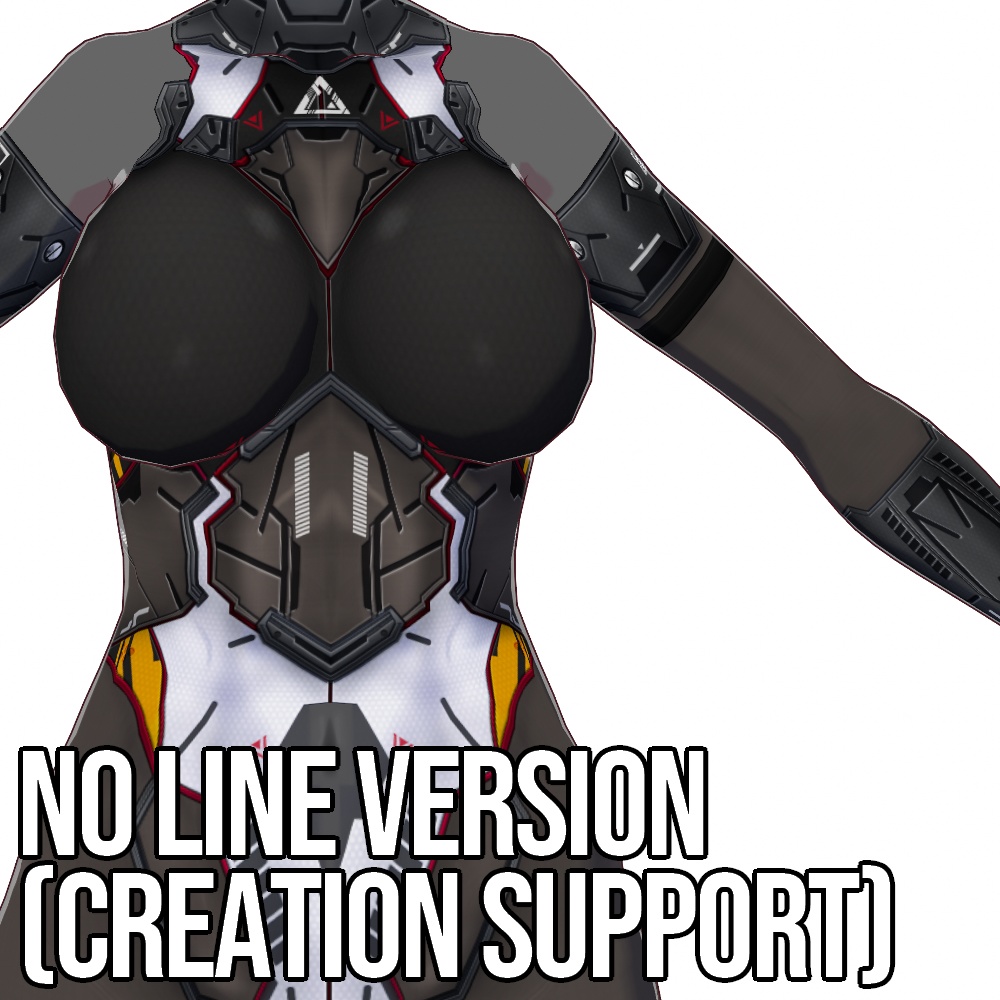 VRoid用 3色*4色展開 サイバースーツ "OBS-V" - Cyber Suits "OBS-V" 3*4Colors