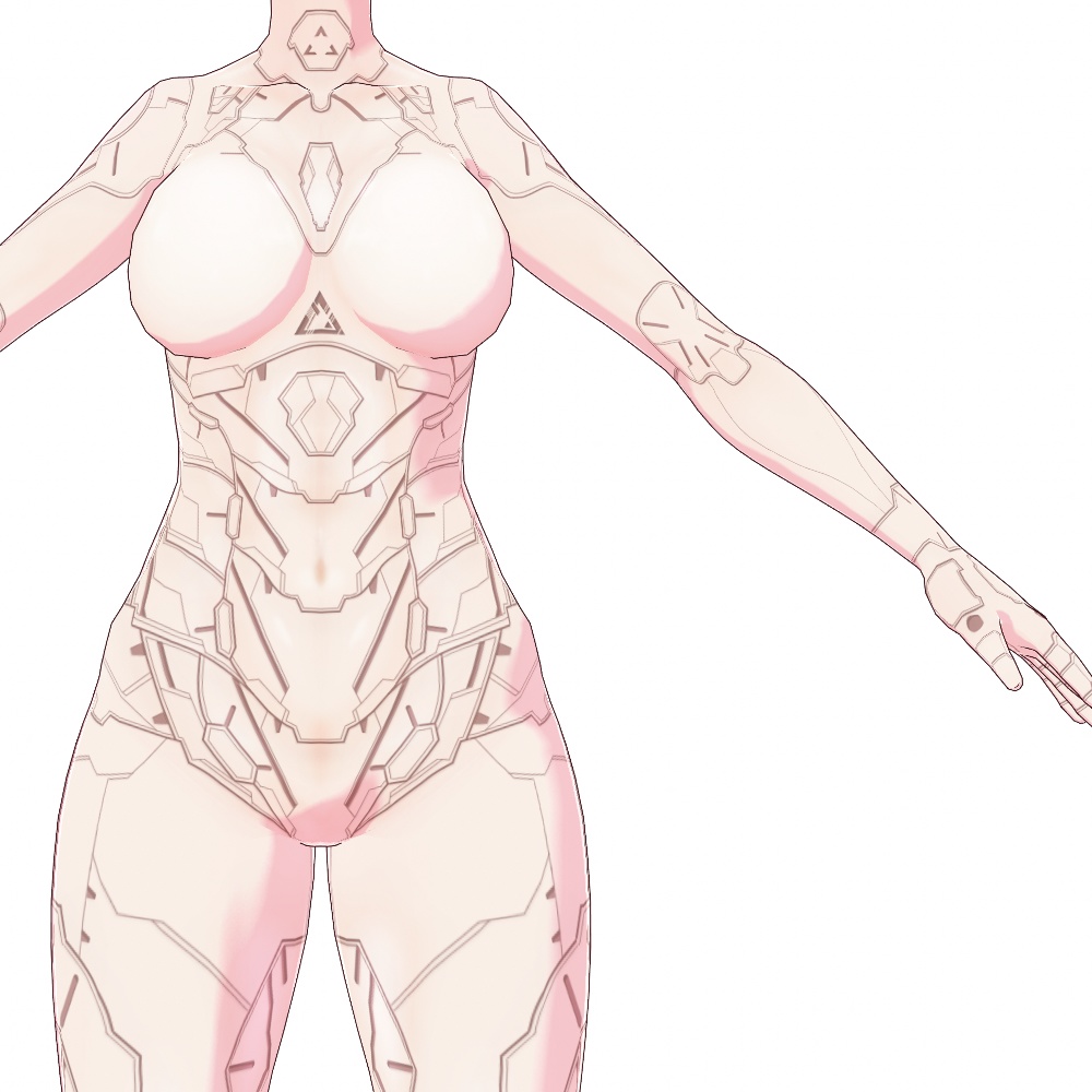 VRoid用 アンドロイドボディペイント - Android Body Paint