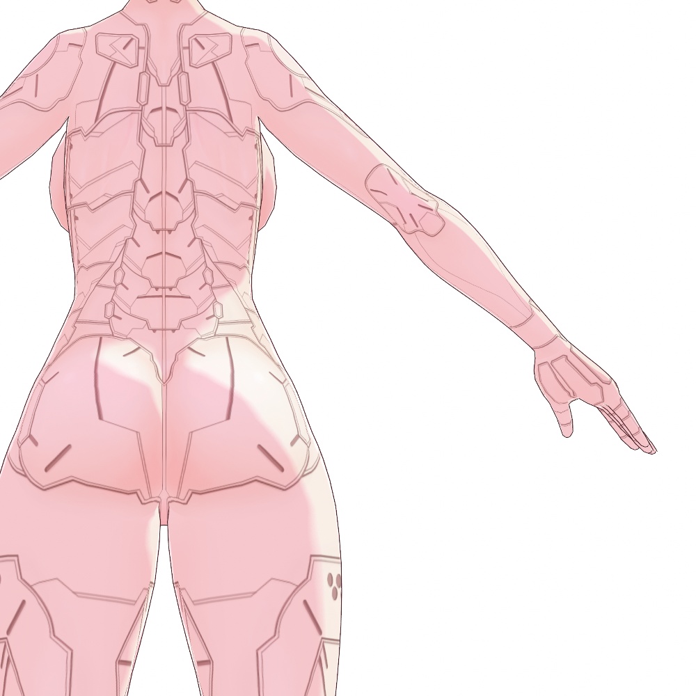 VRoid用 アンドロイドボディペイント - Android Body Paint