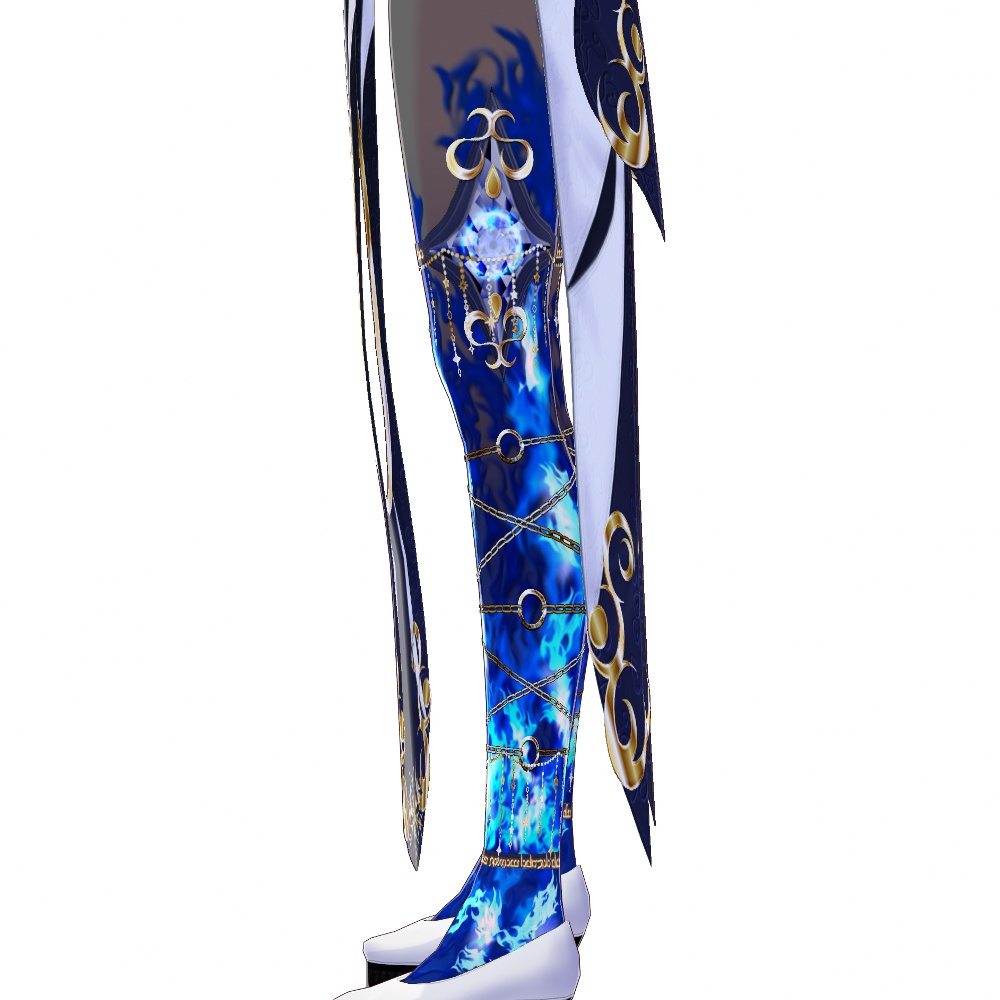 VRoid用 ウィッチドレス "フロストバーン" - Witchcraft "Frostburn"