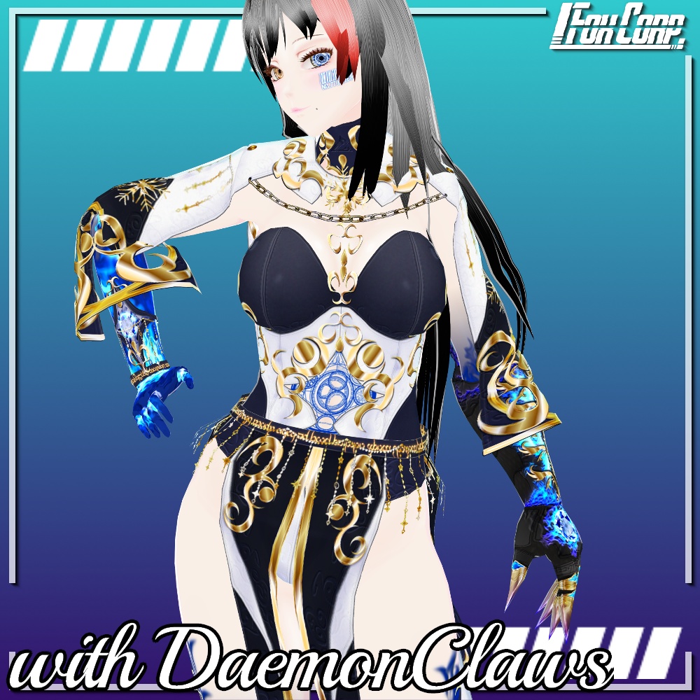 VRoid用 ウィッチドレス "フロストバーン" - Witchcraft "Frostburn"