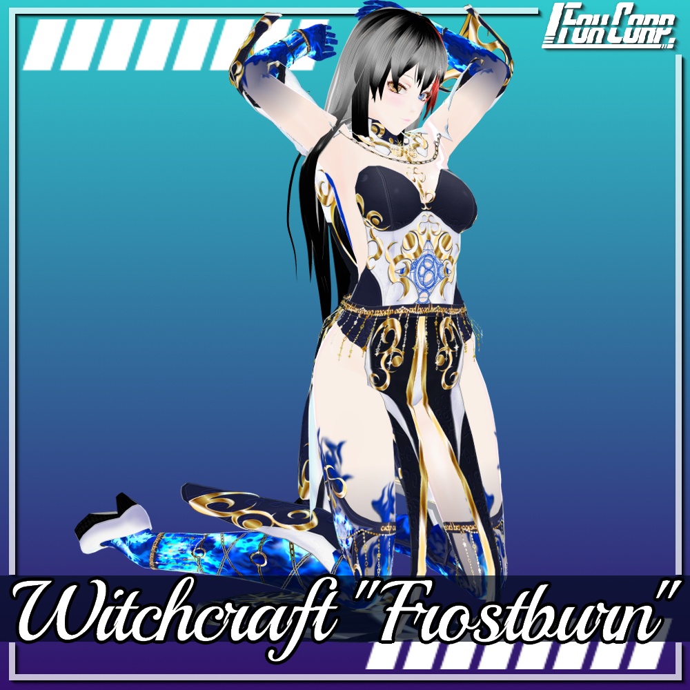 VRoid用 ウィッチドレス "フロストバーン" - Witchcraft "Frostburn"