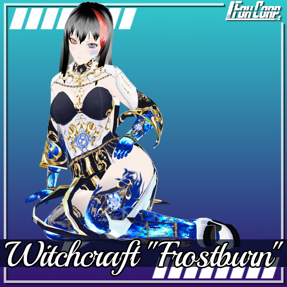 VRoid用 ウィッチドレス "フロストバーン" - Witchcraft "Frostburn"