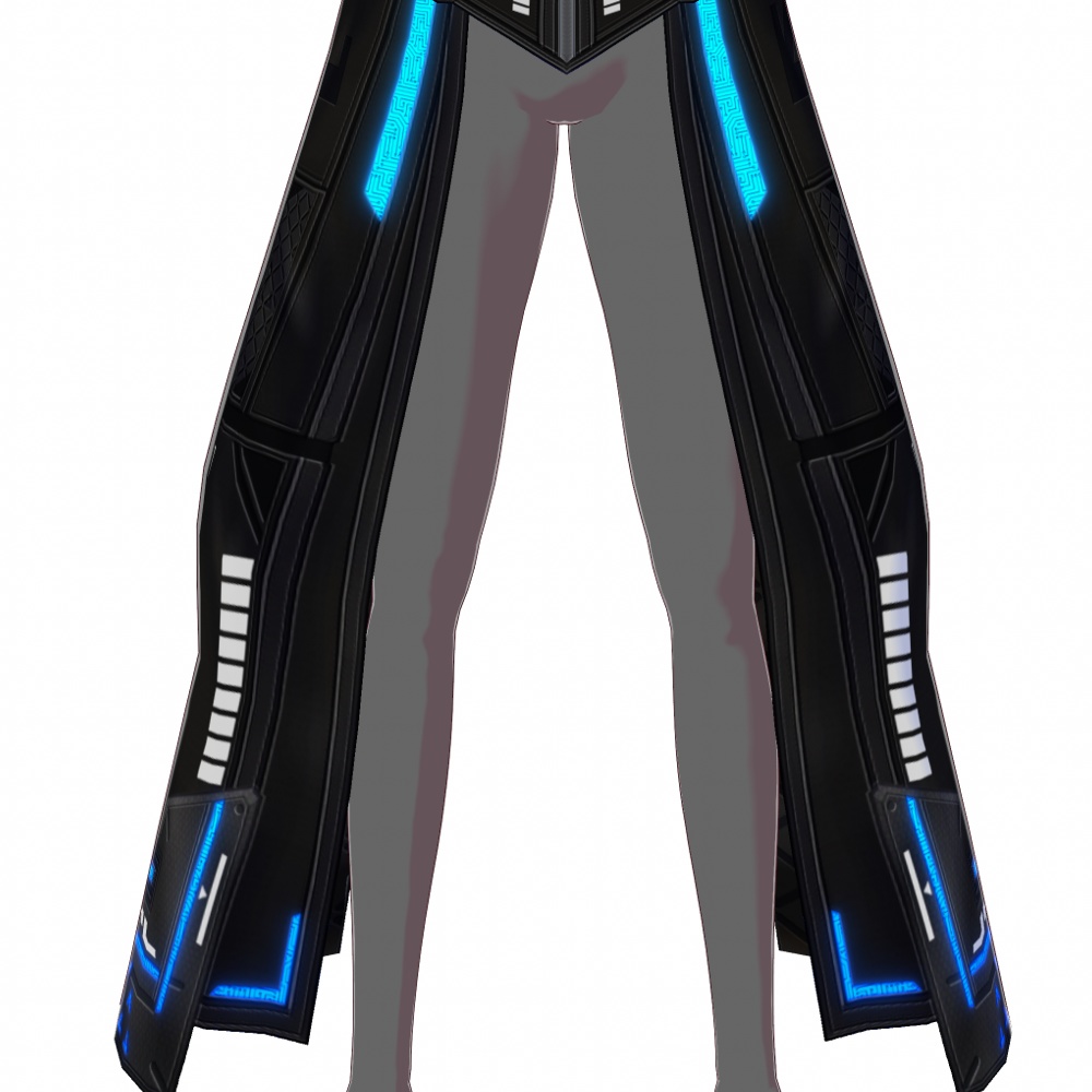 VRoid用 4色展開 サイバーコート "J.A.G.E.R." - Cyber Coat "J.A.G.E.R." 4Colors