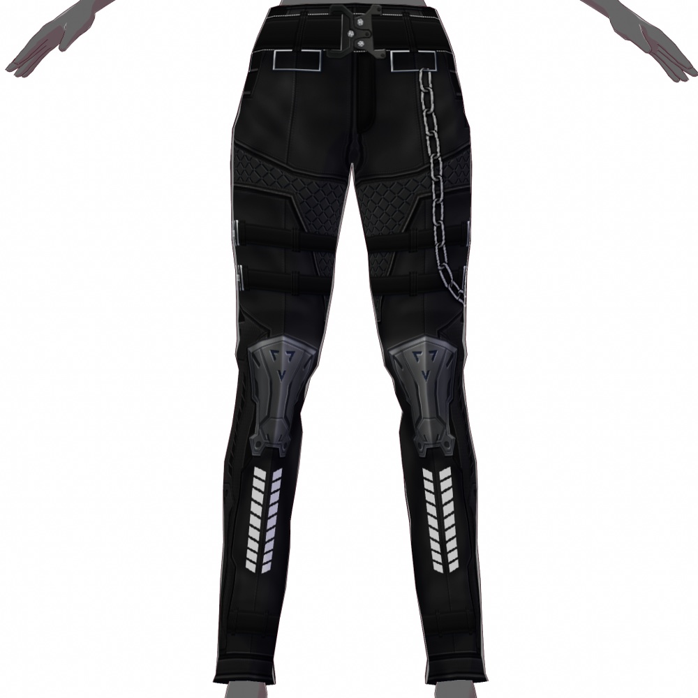 VRoid用 サイバーロング/ショートパンツ 3Colors - Cyber Short/Long Pants 3Colors