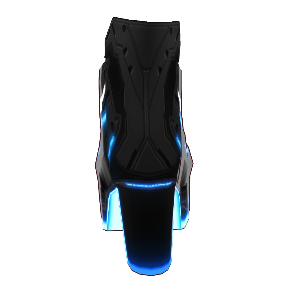 VRoid用 4*3色展開 サイバーブーツ デザイン3 - Cyber Boots Design3 4*3Colors