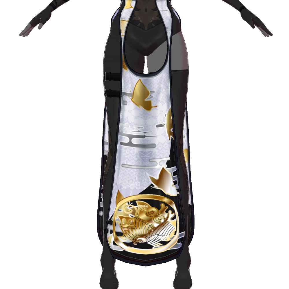 VRoid用 3色展開 蝶柄チャイナドレス - Butterfly Cheongsam 3Colors