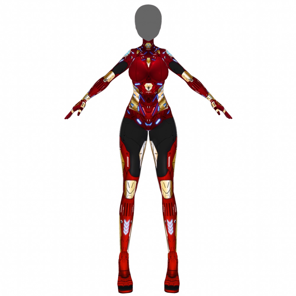 VRoid用 3*4色展開 サイバーアーマー 第2世代 "LEGATO" - Cyber Armor 2nd Gen. "LEGATO" 3*4Colors