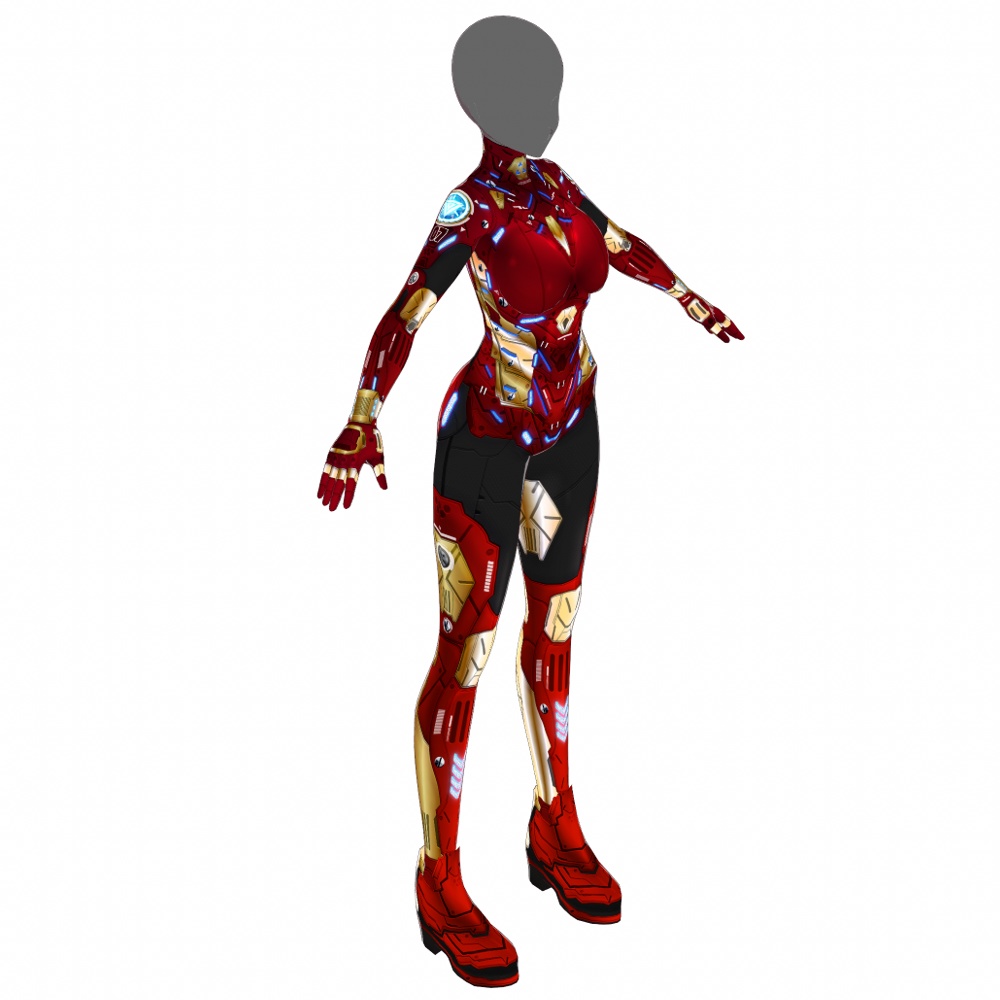 VRoid用 3*4色展開 サイバーアーマー 第2世代 "LEGATO" - Cyber Armor 2nd Gen. "LEGATO" 3*4Colors