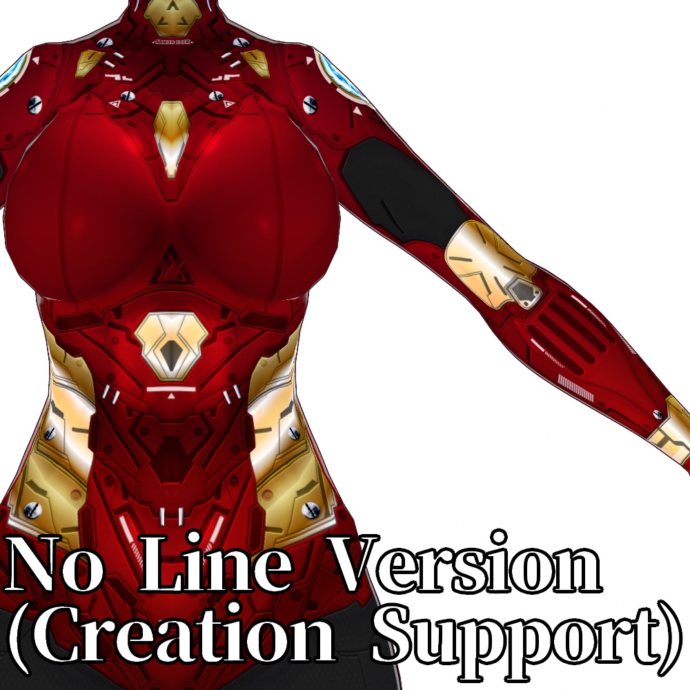 VRoid用 3*4色展開 サイバーアーマー 第2世代 "LEGATO" - Cyber Armor 2nd Gen. "LEGATO" 3*4Colors