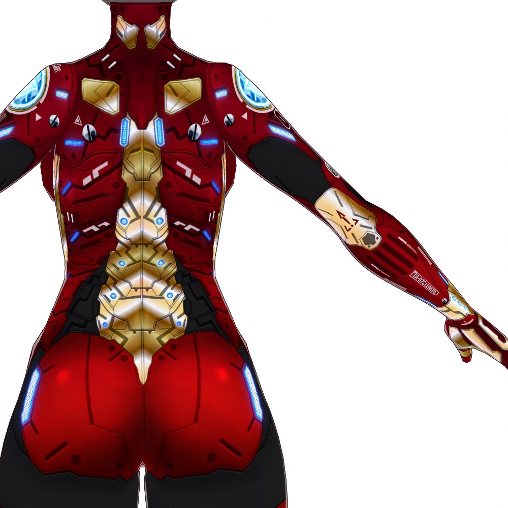 VRoid用 3*4色展開 サイバーアーマー 第2世代 "LEGATO" - Cyber Armor 2nd Gen. "LEGATO" 3*4Colors