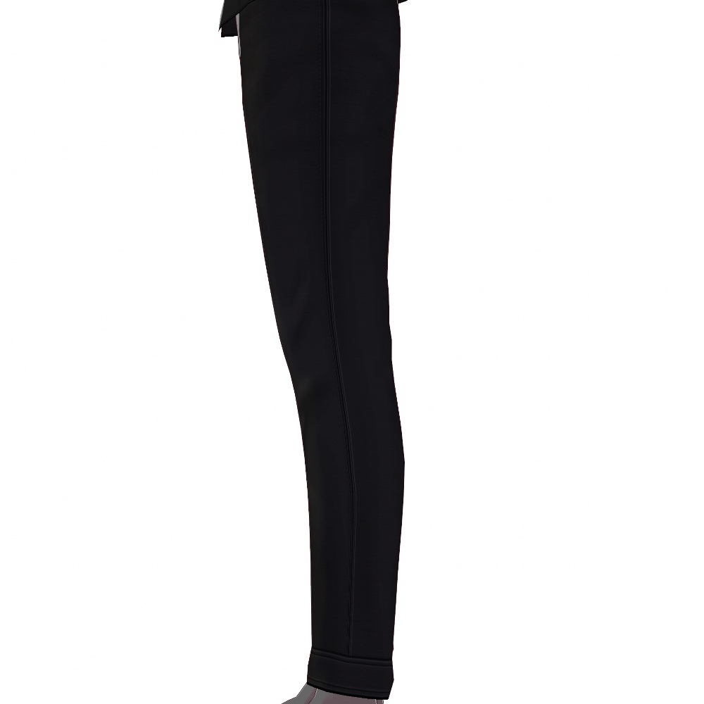 VRoid用 ブラックカラーパンツスーツ - Black Pantsuits