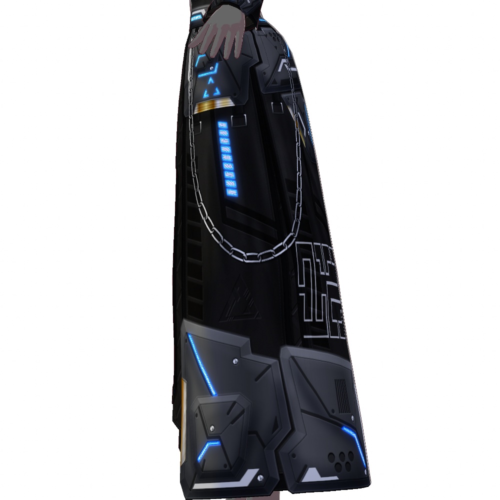 VRoid用 4色展開 サイバーコート "E.C.L.I.P.S.E." - Cyber Coat "E.C.L.I.P.S.E." 4Colors