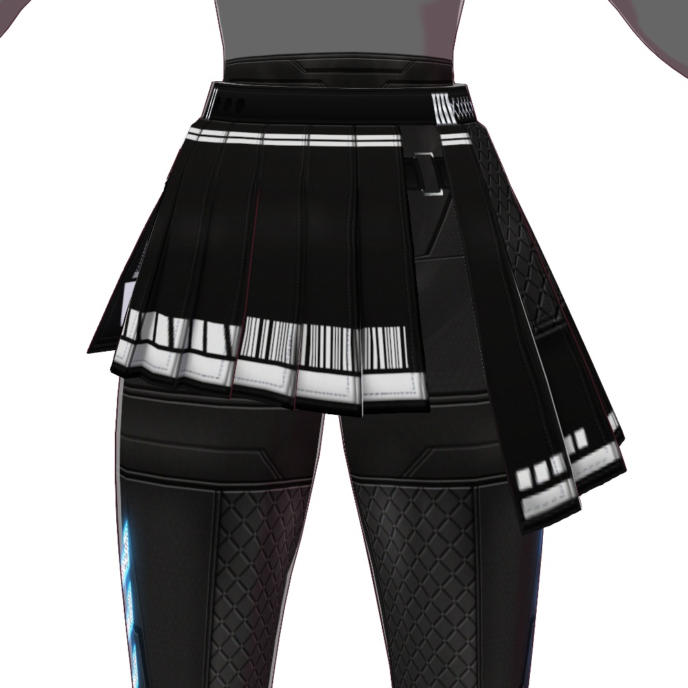 VRoid用 4*4色展開 サイバースカート&レギンス / Cyber Skirt & Leggings 4*4 Colors