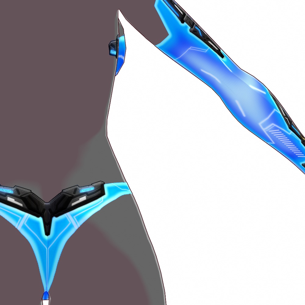 VRoid用 4色展開 ホログラフィックアンダーウェア - Holo Underwear 4Colors