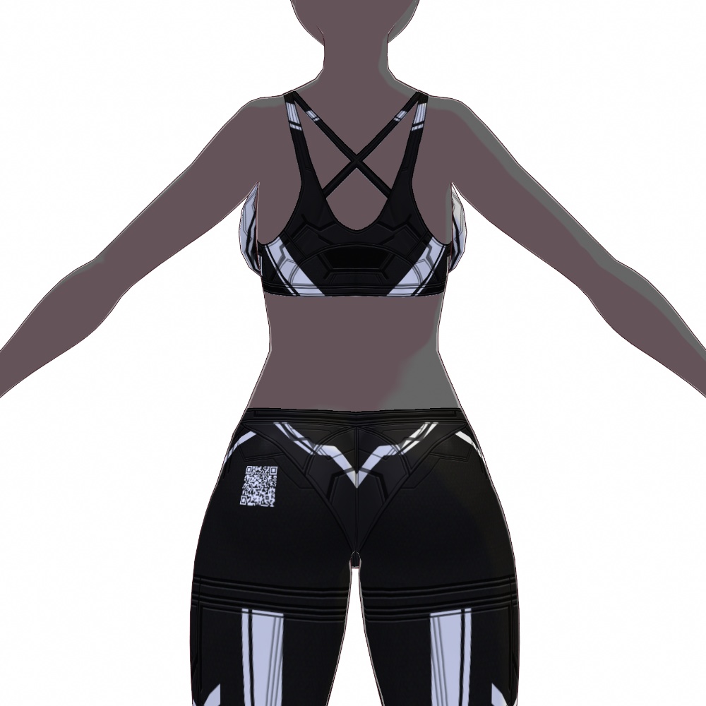 VRoid用 5色展開 サイバージャケット "Z.E.I.T." - Cyber Jacket "Z.E.I.T." 5Colors