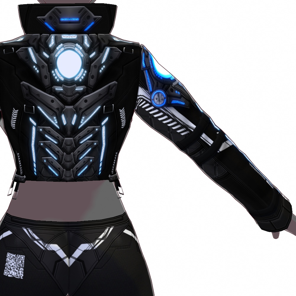 VRoid用 5色展開 サイバージャケット "Z.E.I.T." - Cyber Jacket "Z.E.I.T." 5Colors