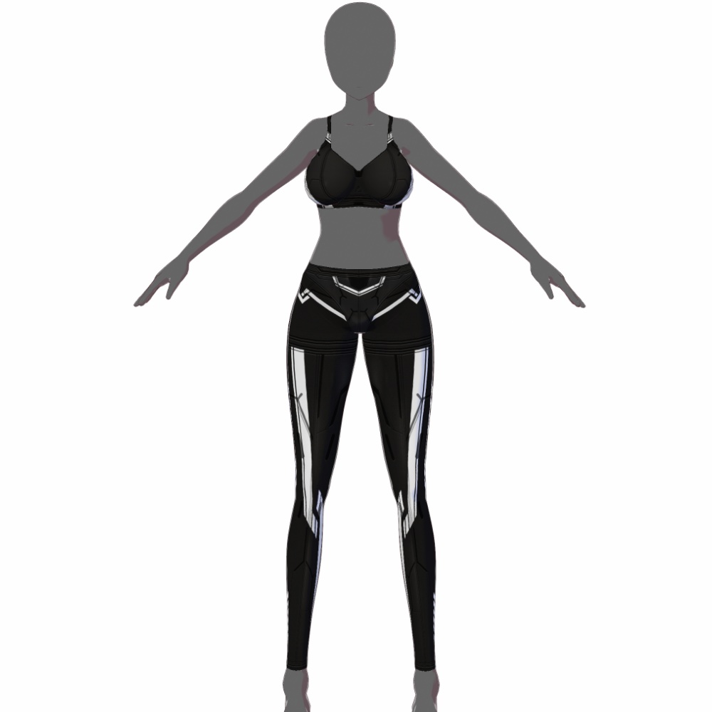 VRoid用 5色展開 サイバージャケット "Z.E.I.T." - Cyber Jacket "Z.E.I.T." 5Colors