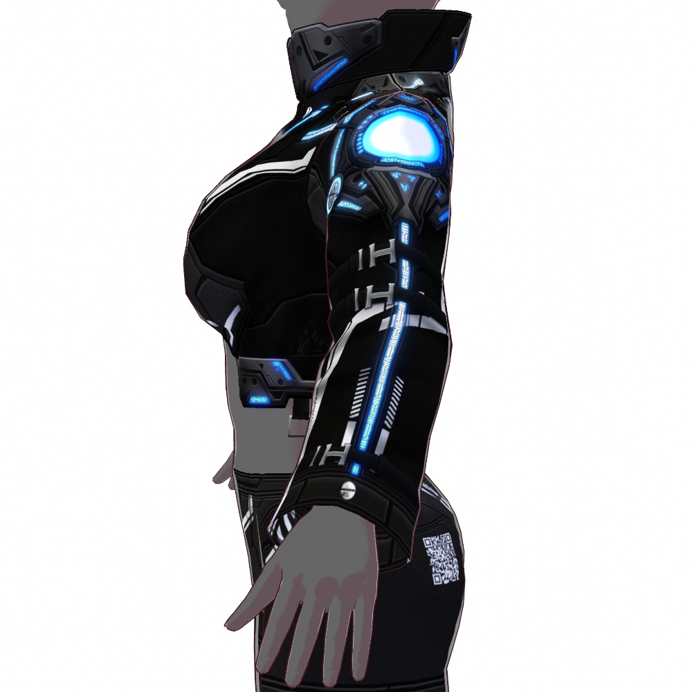 VRoid用 5色展開 サイバージャケット "Z.E.I.T." - Cyber Jacket "Z.E.I.T." 5Colors