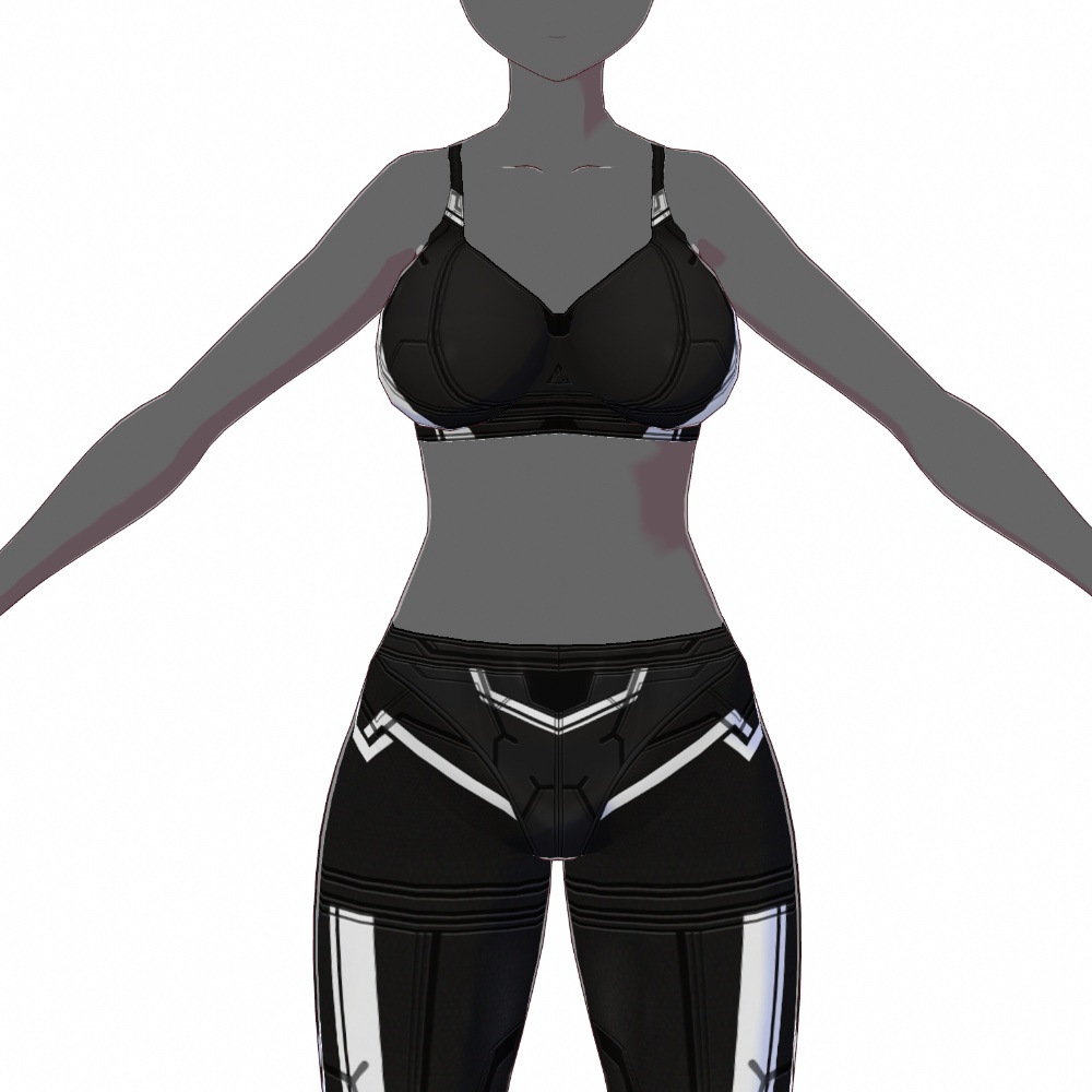 VRoid用 5色展開 サイバージャケット "Z.E.I.T." - Cyber Jacket "Z.E.I.T." 5Colors