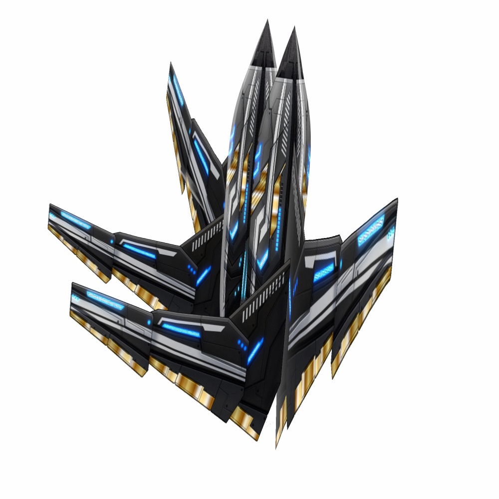 VRoid用 4色展開 フライトユニット ブリッツ - Flight Unit "BLITZ" 4Colors