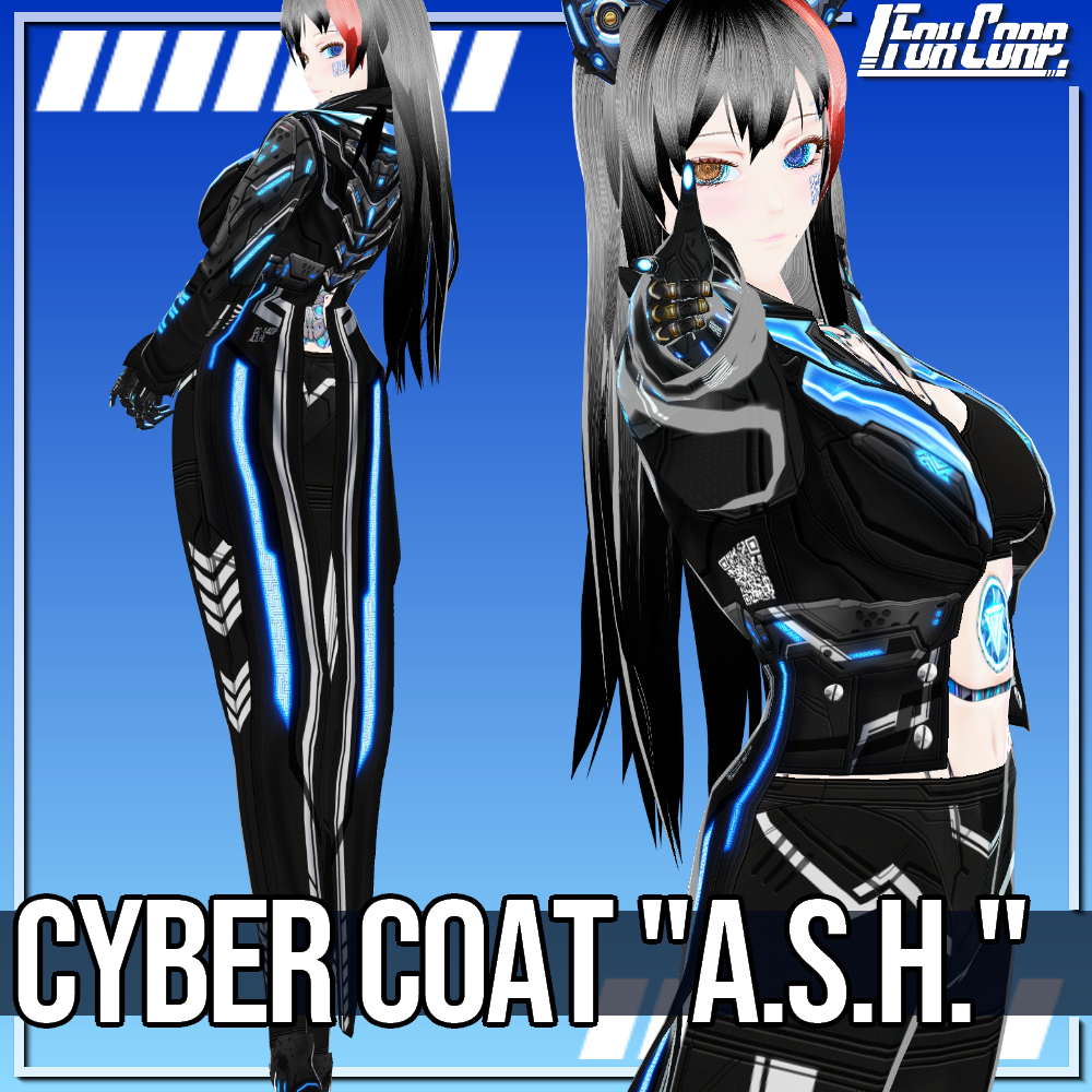 Vroid A S H Cyber Coat A S H Fox Corp Booth