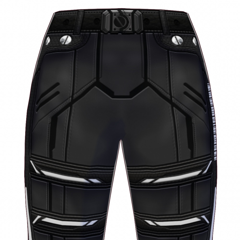 VRoid用 3*5色展開 サイバーロングパンツ2 - Cyber Long Pants Design2 3*5Colors