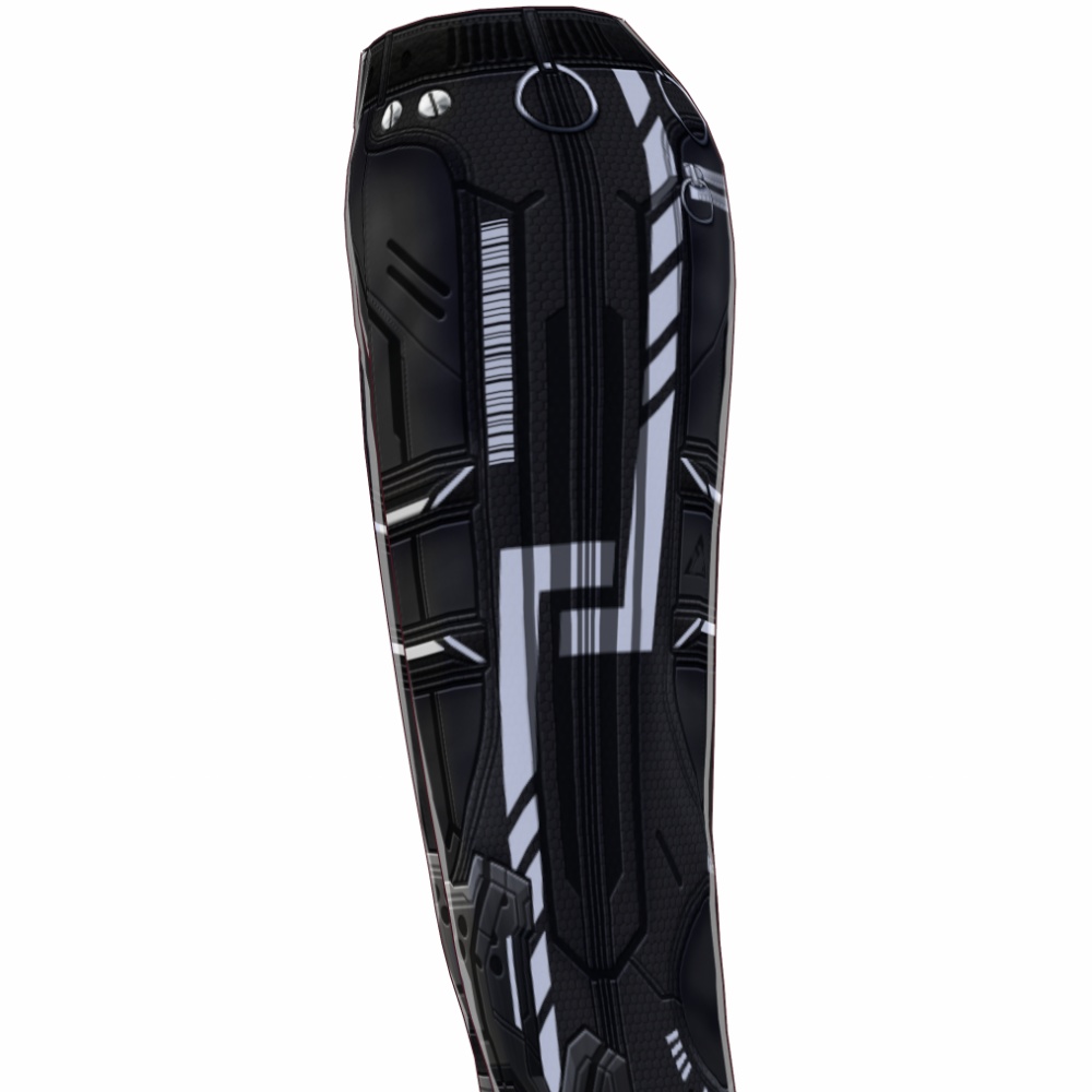 VRoid用 3*5色展開 サイバーロングパンツ2 - Cyber Long Pants Design2 3*5Colors