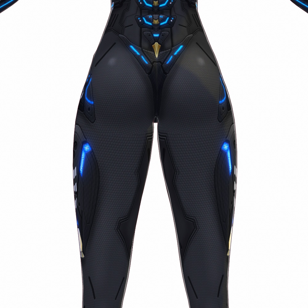 VRoid用 2*4色展開 サイバースーツ 第2世代 "OBS-A" - Cyber Suits 2nd Gen. "OBS-A" 2*4Colors