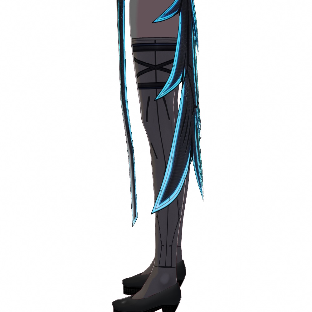 VRoid用 3*4色展開 サイバーチャイナドレス - Cyber Cheongsam 3*4Colors