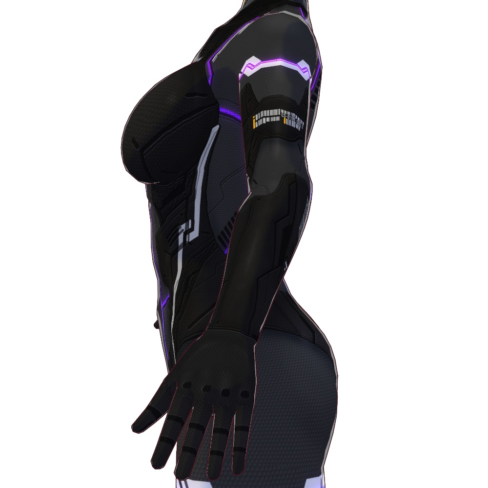 VRoid用 4*5色展開 サイバースーツ "OBS2" - Cyber Suits "OBS2" 4*5Colors