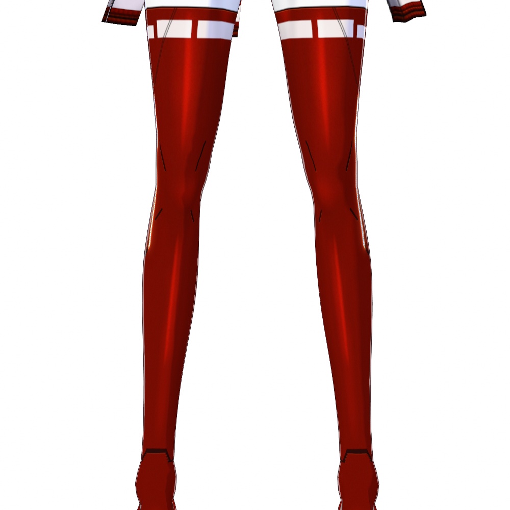 VRoid用 2*5色展開 サイバーサンタ/メイドドレス - Cyber Santa Maid 2*5Colors