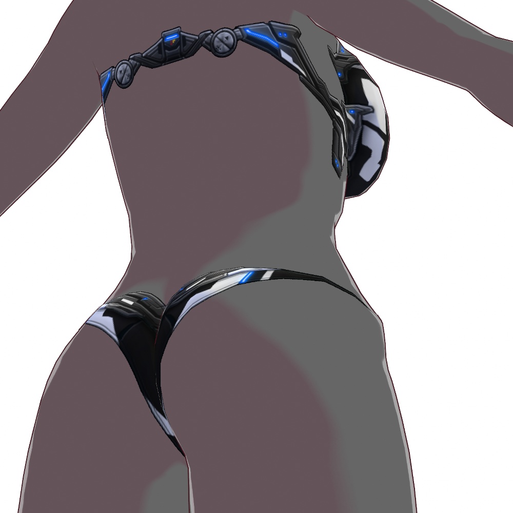 VRoid用 4*5色展開 サイバーアンダーウェア / スイムウェア - Cyber Underwear / Swimsuits 4*5Colors