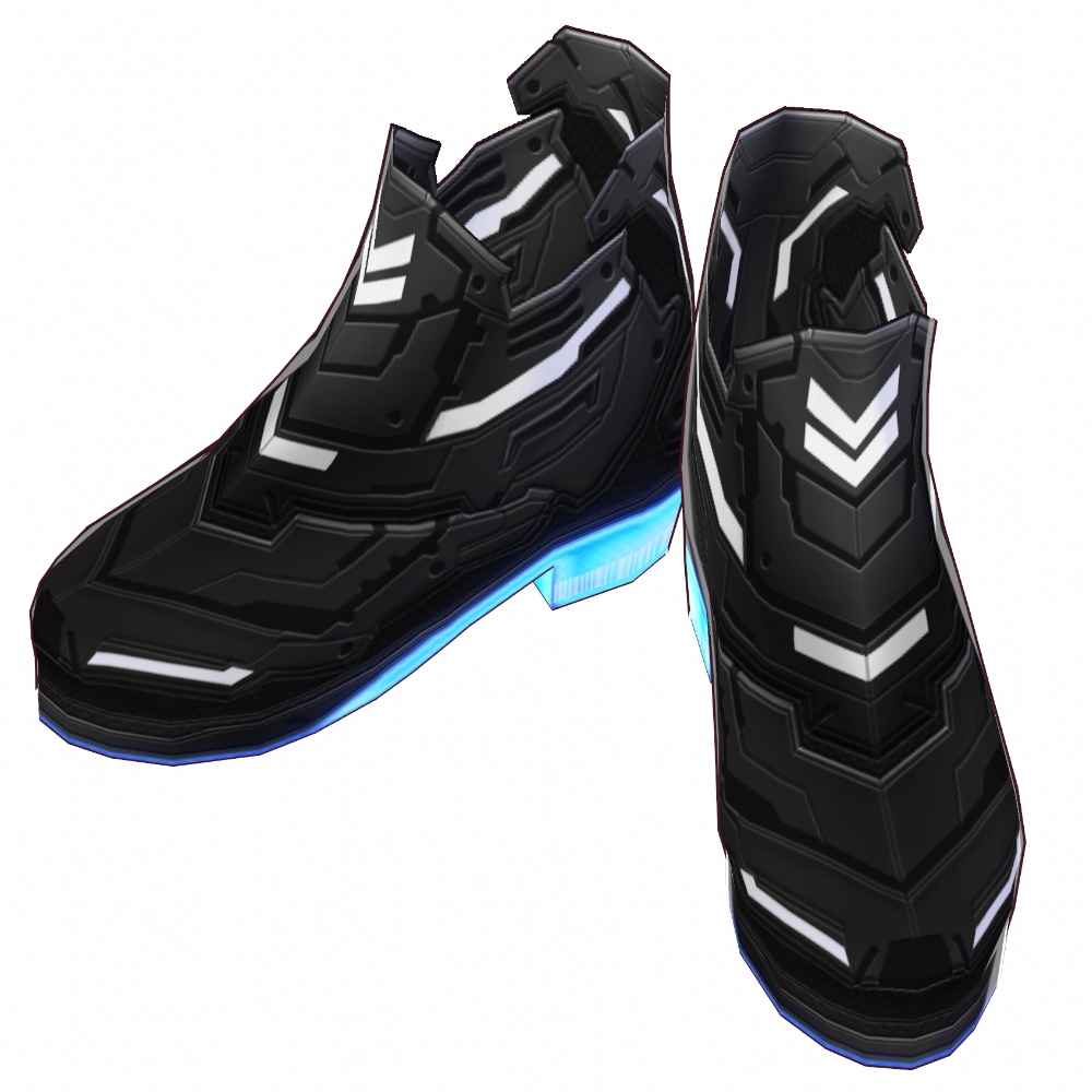 VRoid用 4*5色展開 サイバーブーツ デザイン 3R - Cyber Boots Design 3R 4*5Colors