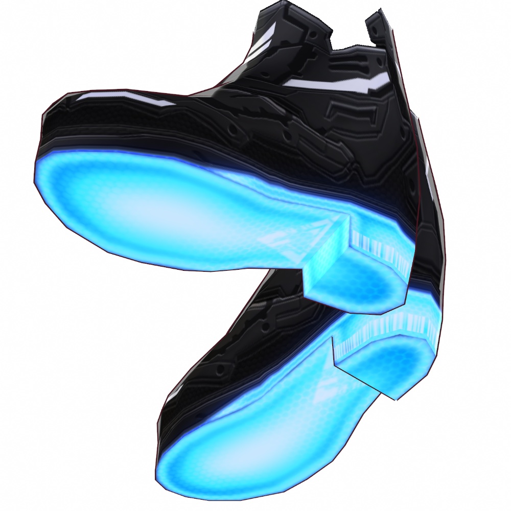 VRoid用 4*5色展開 サイバーブーツ デザイン 3R - Cyber Boots Design 3R 4*5Colors