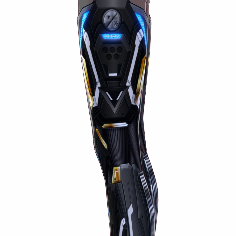VRoid用 4*5色展開 サイバータクティカルレッグ - Cyber Tactical Leg Armor 4*5Colors