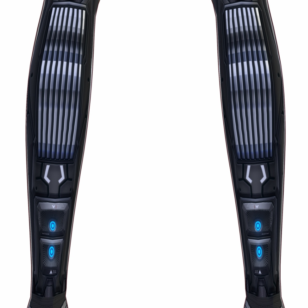 VRoid用 4*5色展開 サイバータクティカルレッグ - Cyber Tactical Leg Armor 4*5Colors