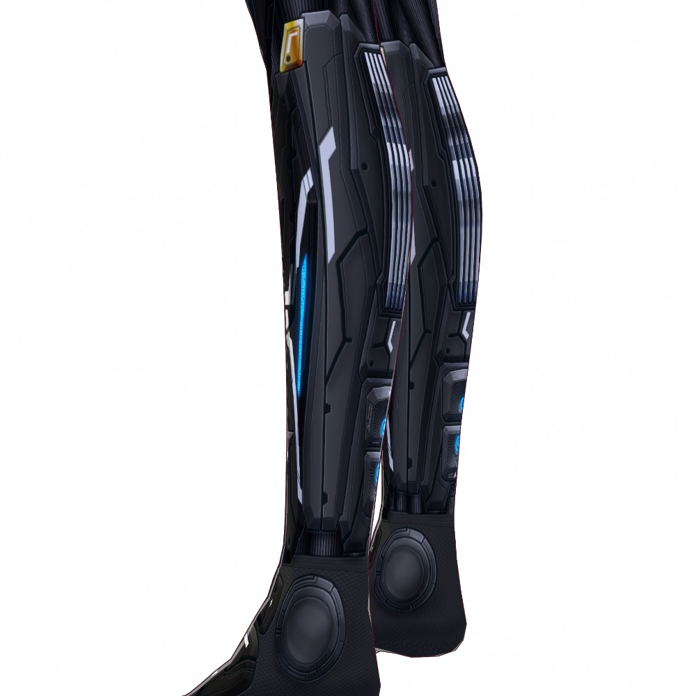 VRoid用 4*5色展開 サイバータクティカルレッグ - Cyber Tactical Leg Armor 4*5Colors