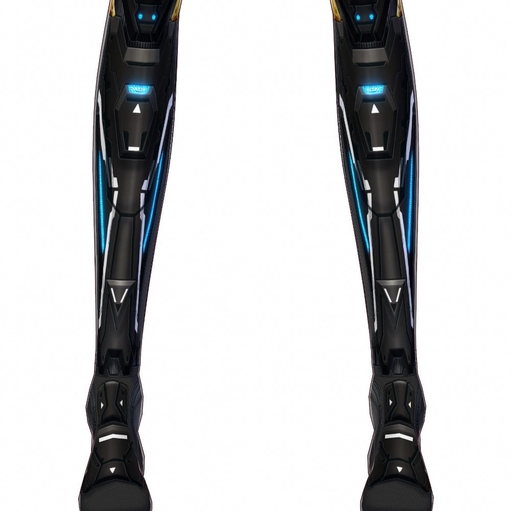 VRoid用 4*5色展開 サイバータクティカルレッグ - Cyber Tactical Leg Armor 4*5Colors