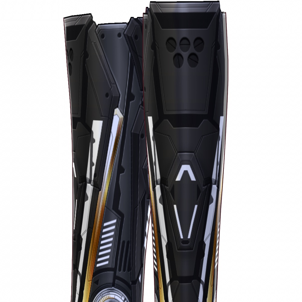 VRoid用 4*5色展開 サイバータクティカルロングブーツ - Cyber Tactical Long Boots 4*5Colors