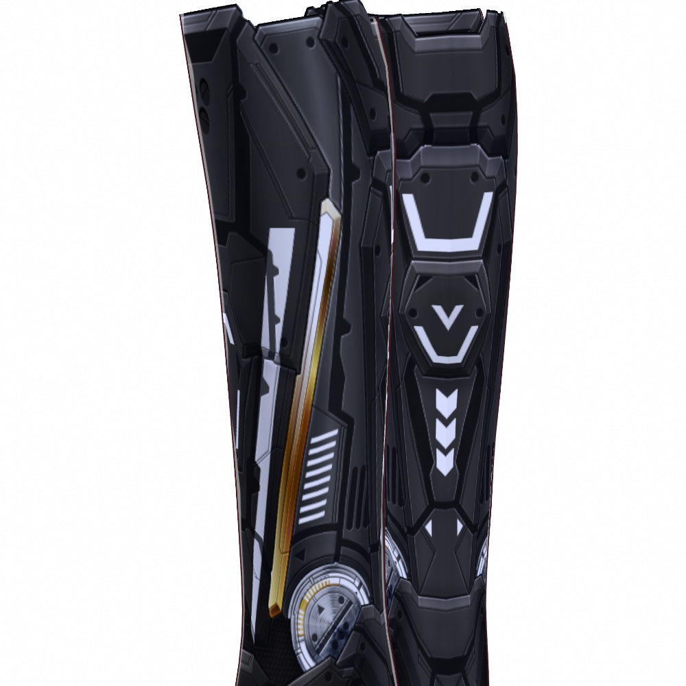 VRoid用 4*5色展開 サイバータクティカルロングブーツ - Cyber Tactical Long Boots 4*5Colors