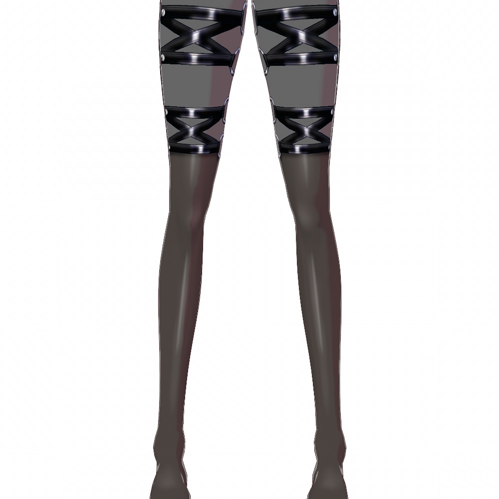 VRoid用ボンデージ風アームリング / レギンス - Bondage Arm Ring / Leggings