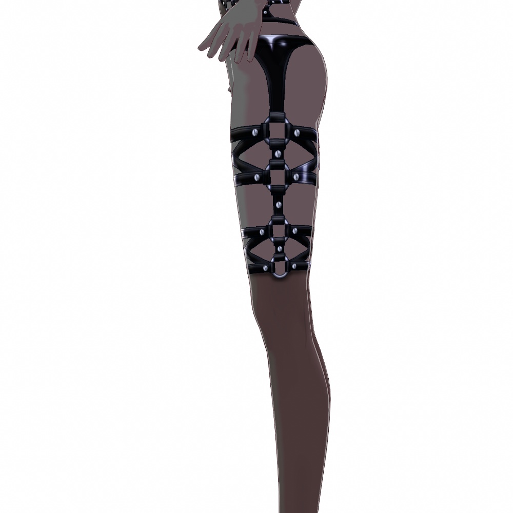 VRoid用ボンデージ風アームリング / レギンス - Bondage Arm Ring / Leggings