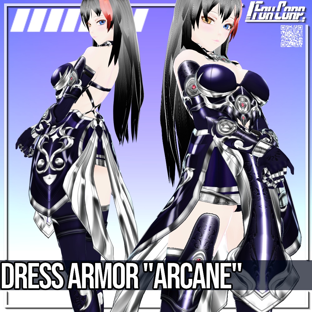 VRoid用 ドレスアーマー "Arcane" - Dress Armor "Arcane"