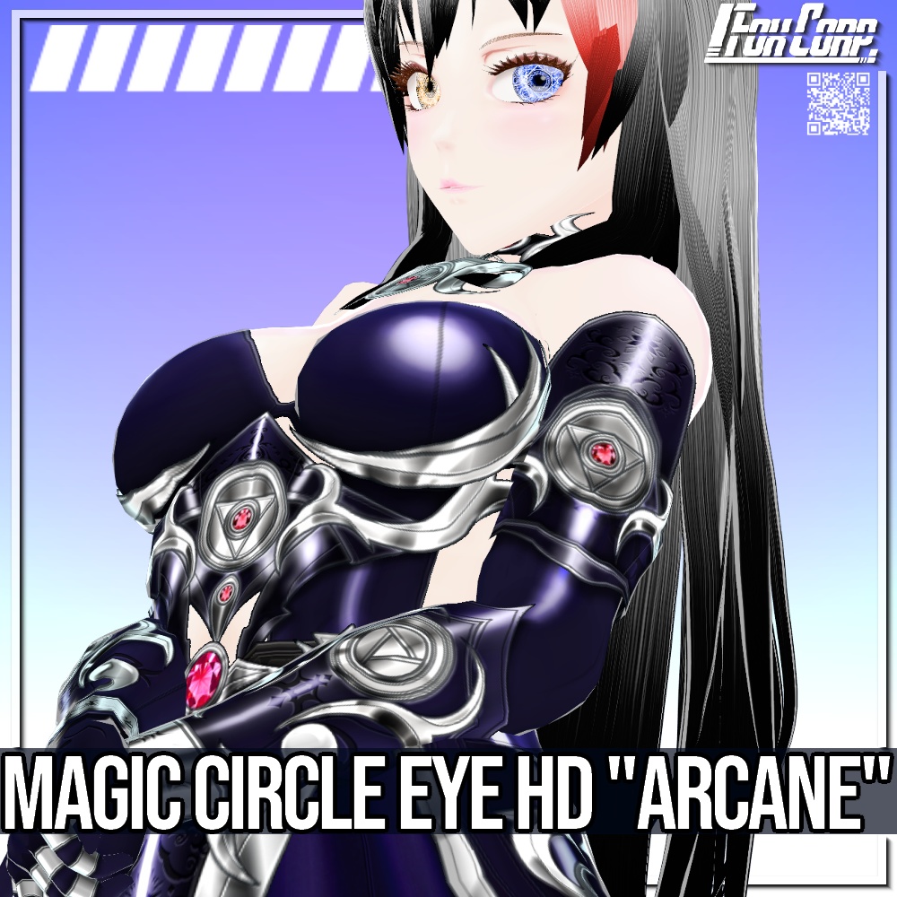 VRoid/VRC 色調変更可能 魔法陣眼HD "Arcane" - Magic Circle Eye HD "Arcane"