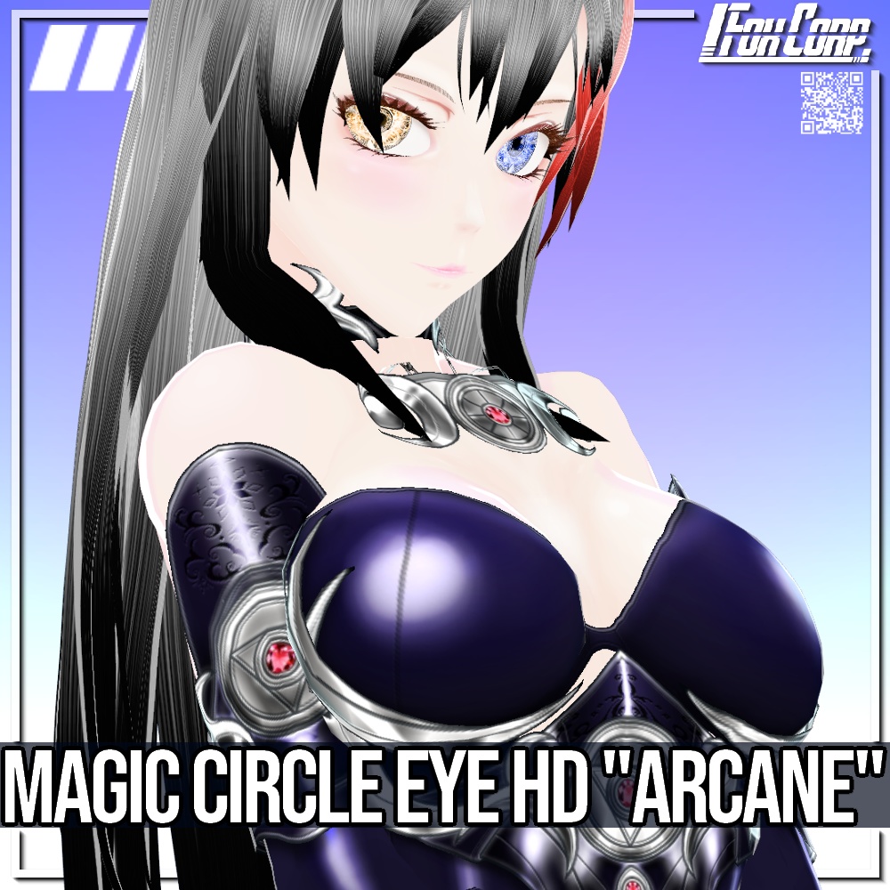 VRoid/VRC 色調変更可能 魔法陣眼HD "Arcane" - Magic Circle Eye HD "Arcane"
