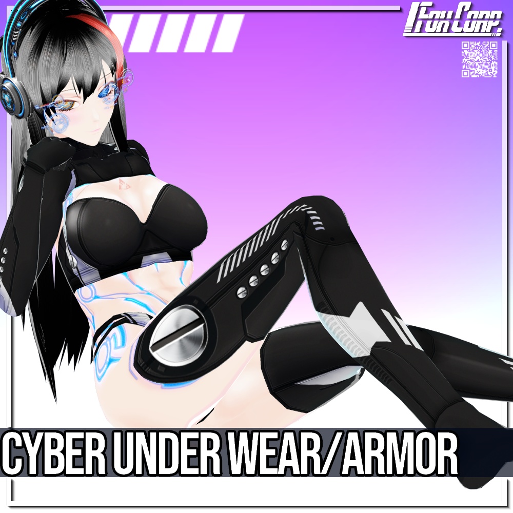 VRoid用 サイバーアンダーウェア / アンダーアーマー - Cyber Underwear / Armor
