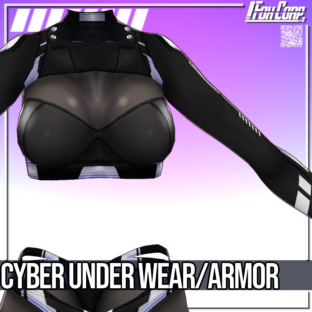 VRoid用 サイバーアンダーウェア / アンダーアーマー - Cyber Underwear / Armor