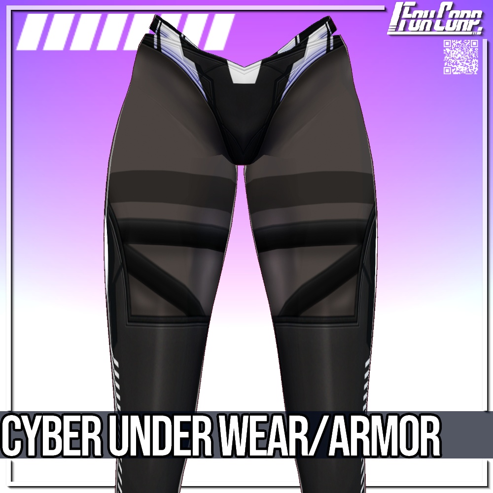 VRoid用 サイバーアンダーウェア / アンダーアーマー - Cyber Underwear / Armor